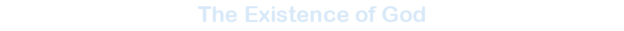 The Existence of God Section Header